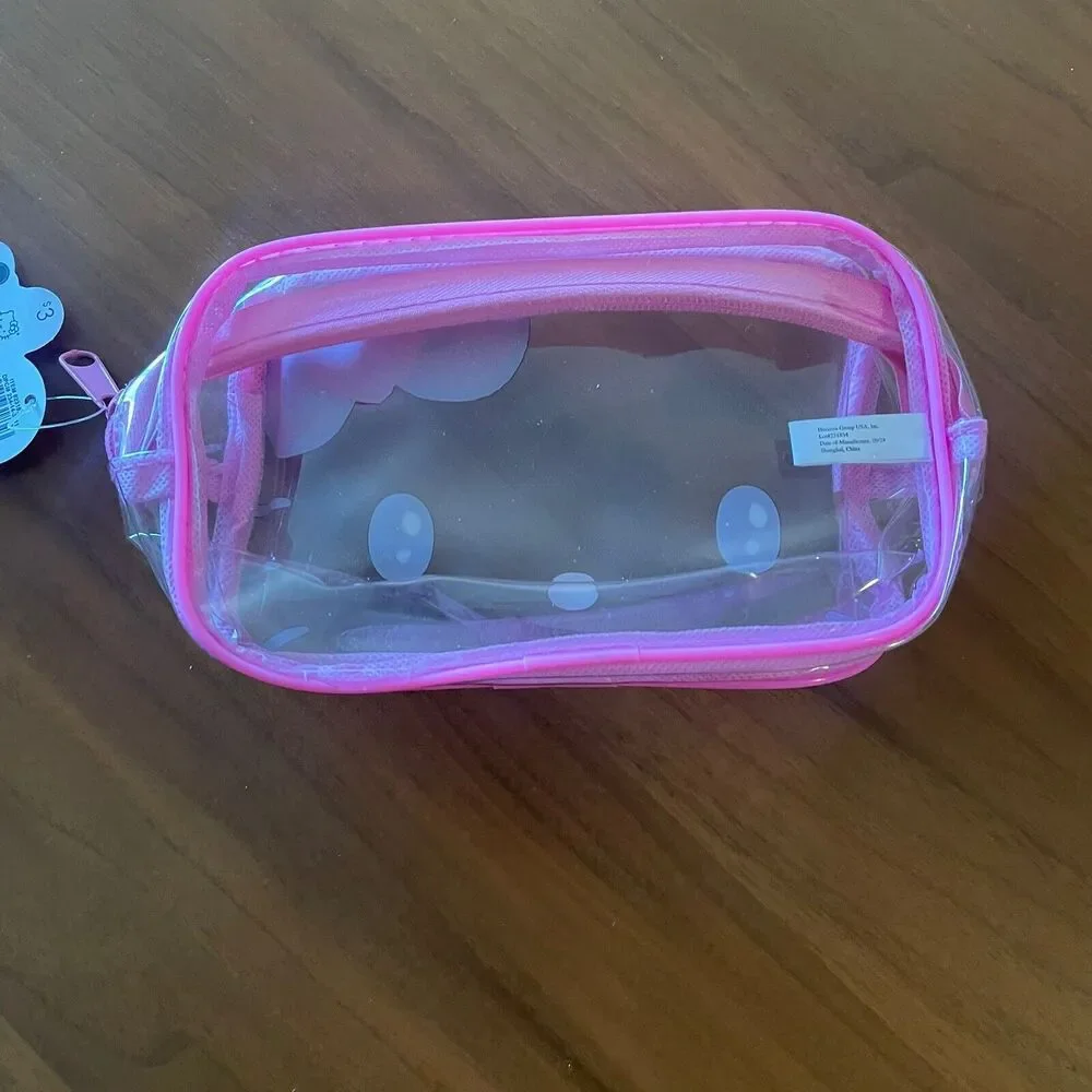 Hello Kitty Pencil Pouch Pink Bow Gift Back to School